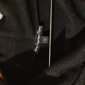 Very Important Pieces black sweater dress